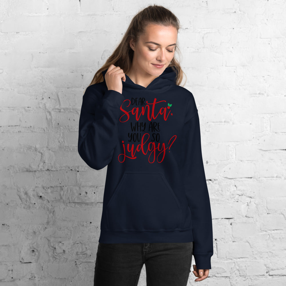 DEAR SANTA, WHY ARE YOU SO JUDGY- Unisex Hoodie
