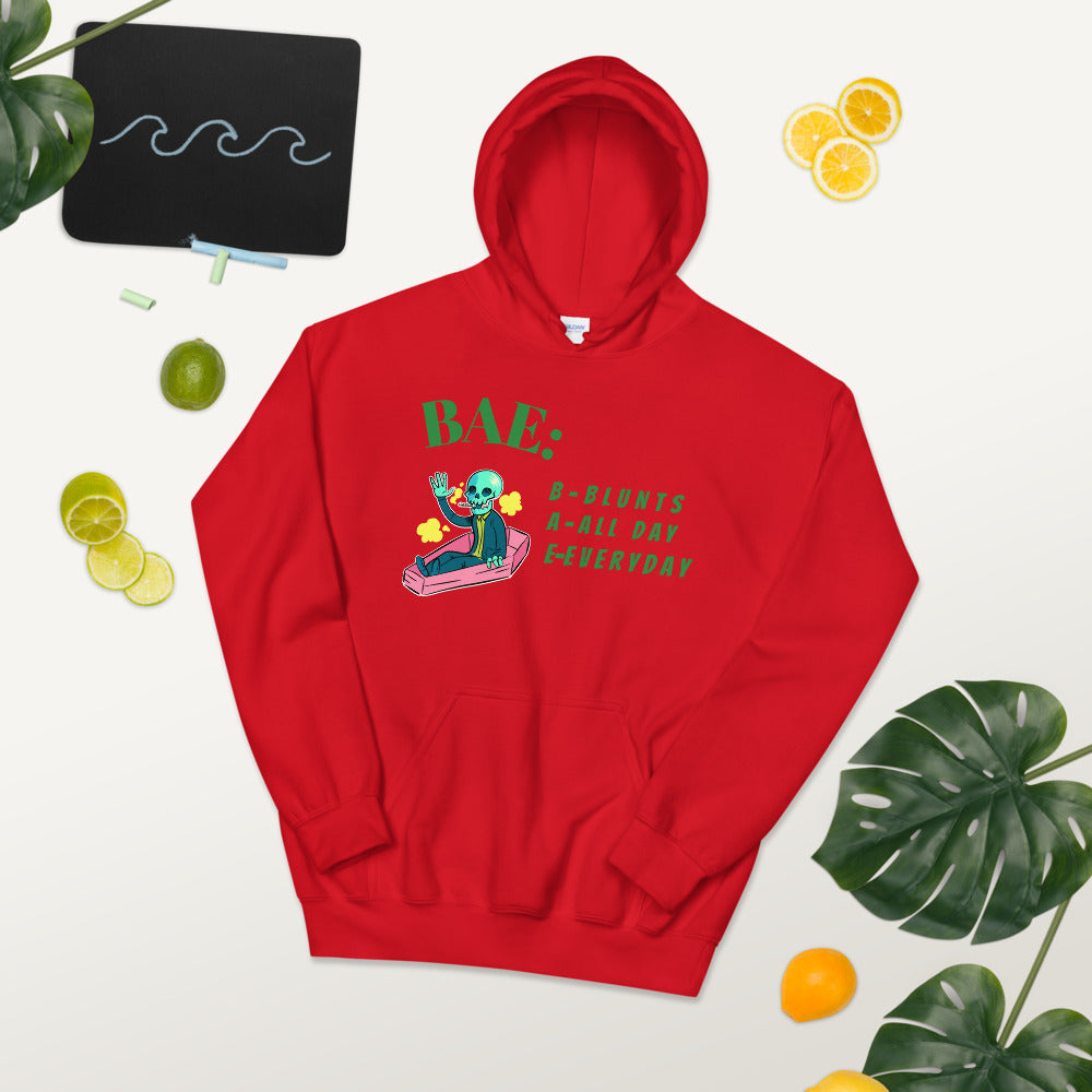 BAE- BLUNTS ALL DAY EVERYDAY- Unisex Hoodie
