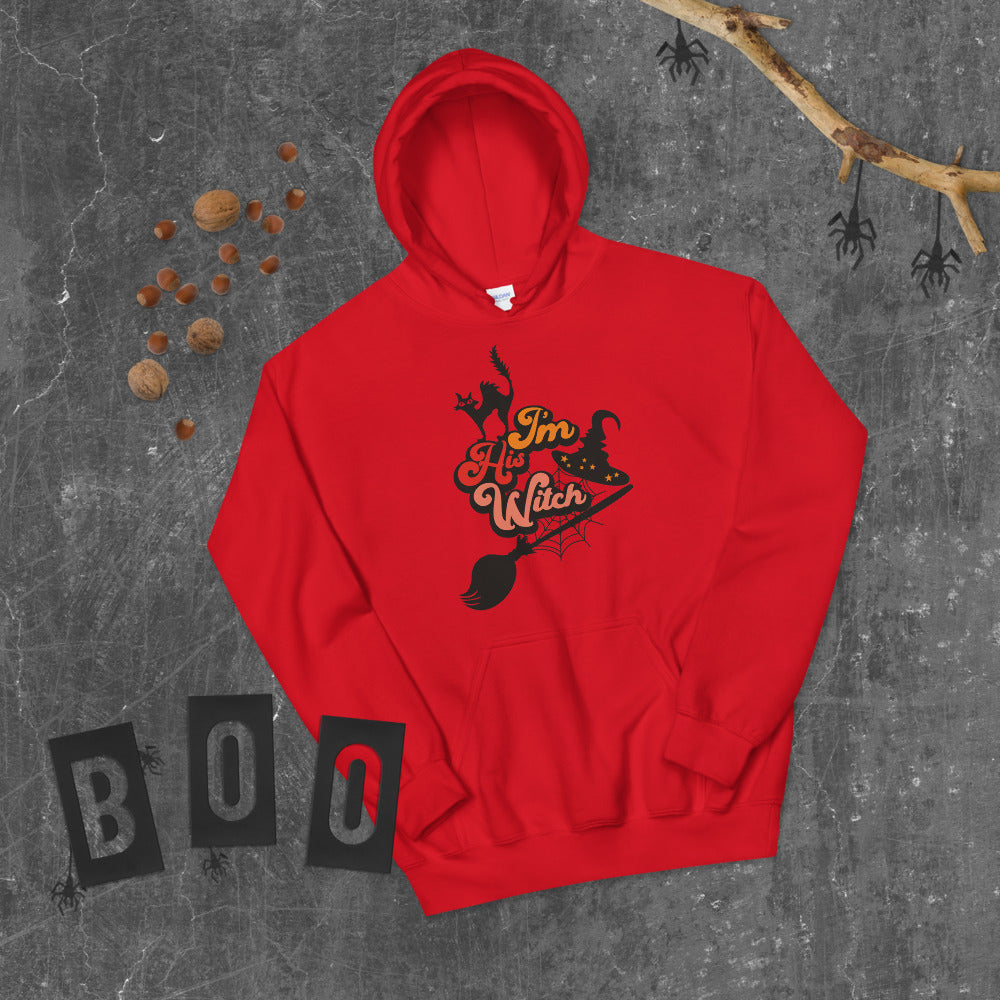I'M HIS WITCH- Unisex Hoodie
