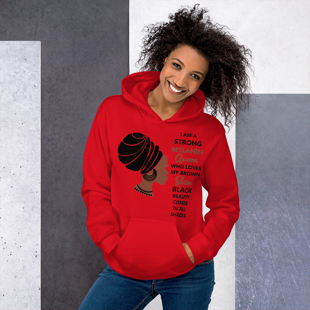 BLACK MELANIN QUEEN- Unisex Hoodie