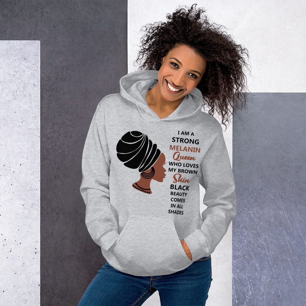 BLACK MELANIN QUEEN- Unisex Hoodie
