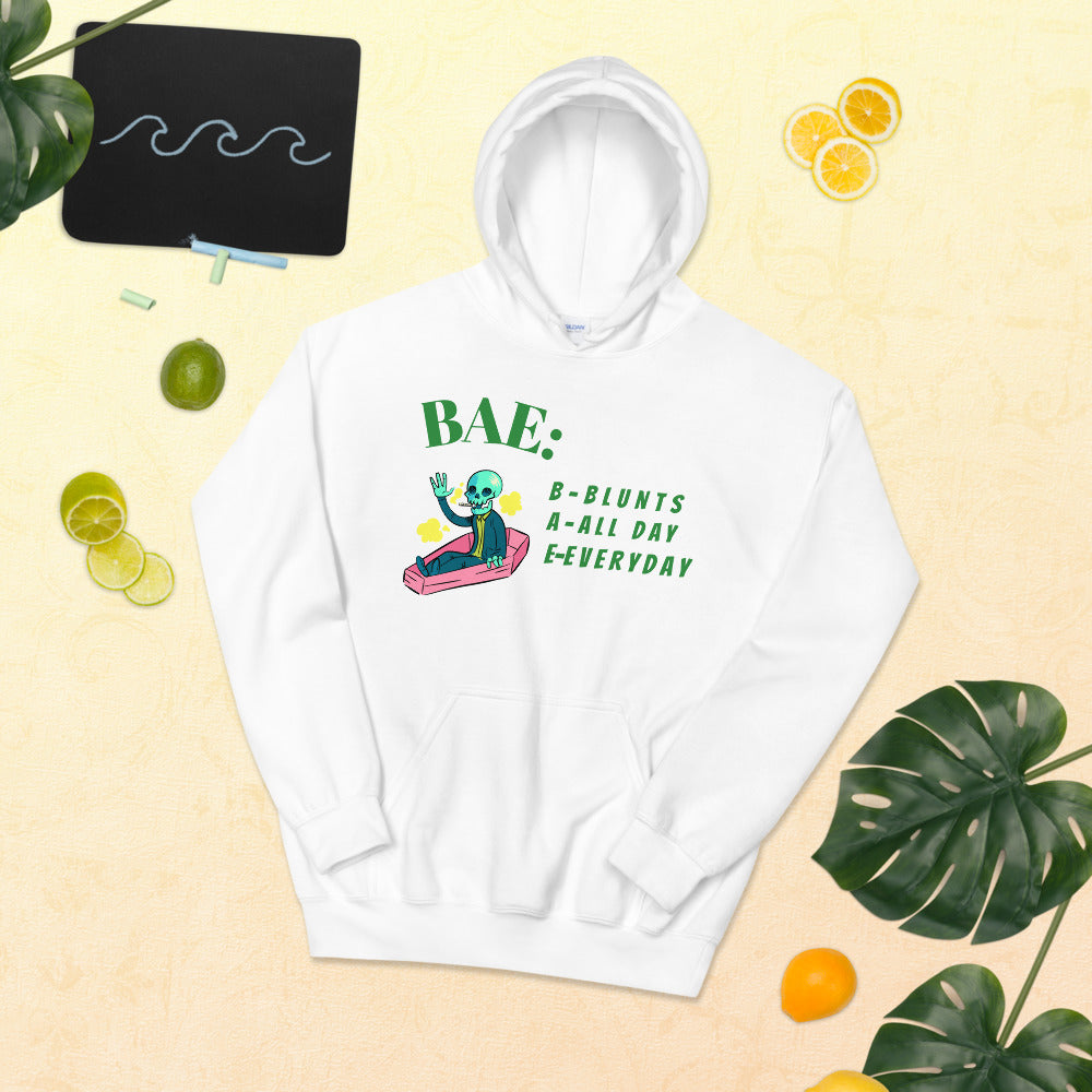 BAE- BLUNTS ALL DAY EVERYDAY- Unisex Hoodie