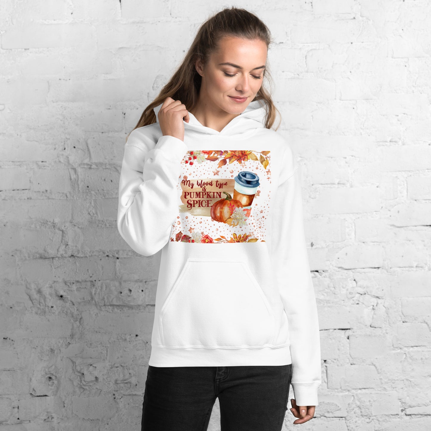 MY BLOOD TYPE IS PUMPKIN SPICE- Unisex Hoodie
