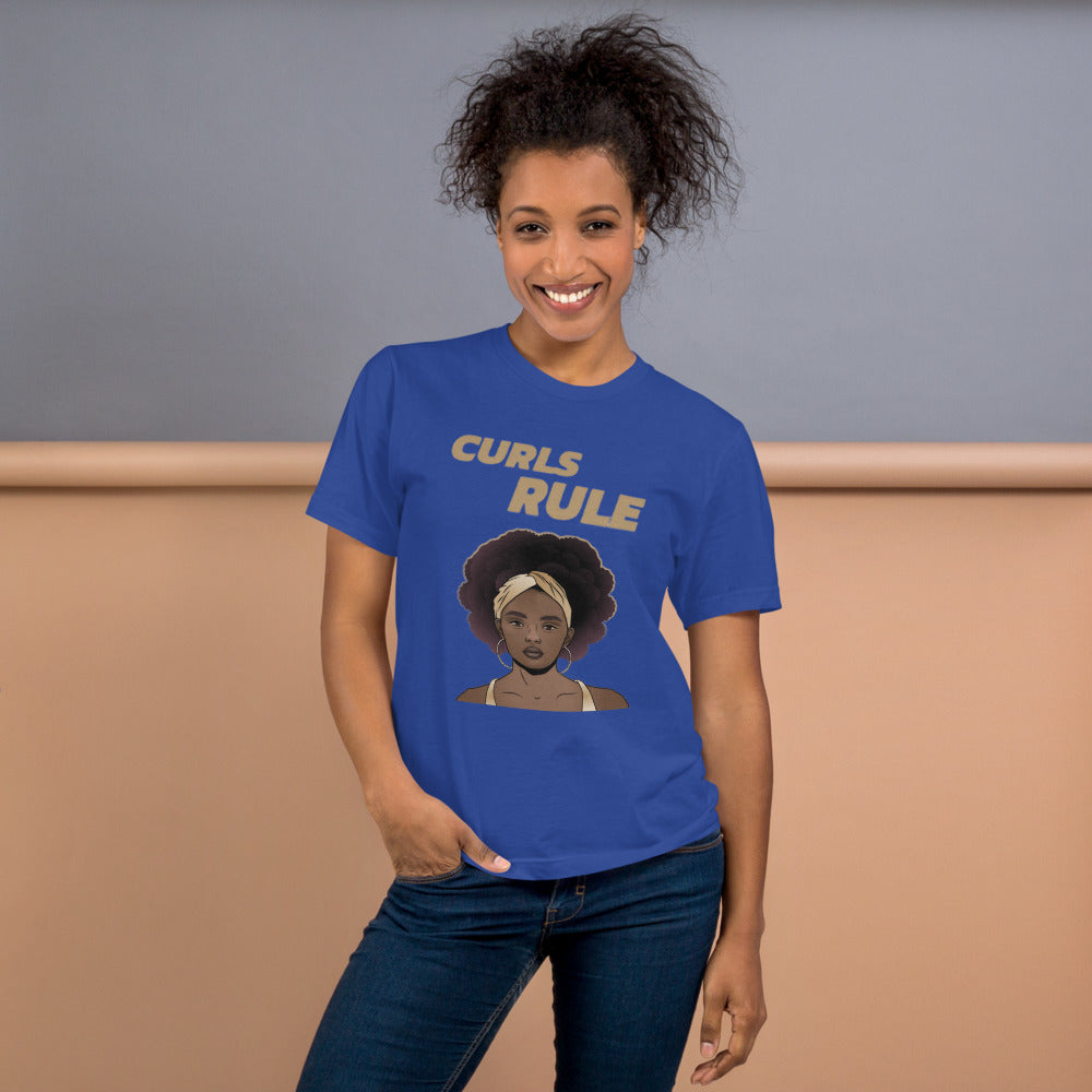 CURLS RULE- Unisex T-Shirt