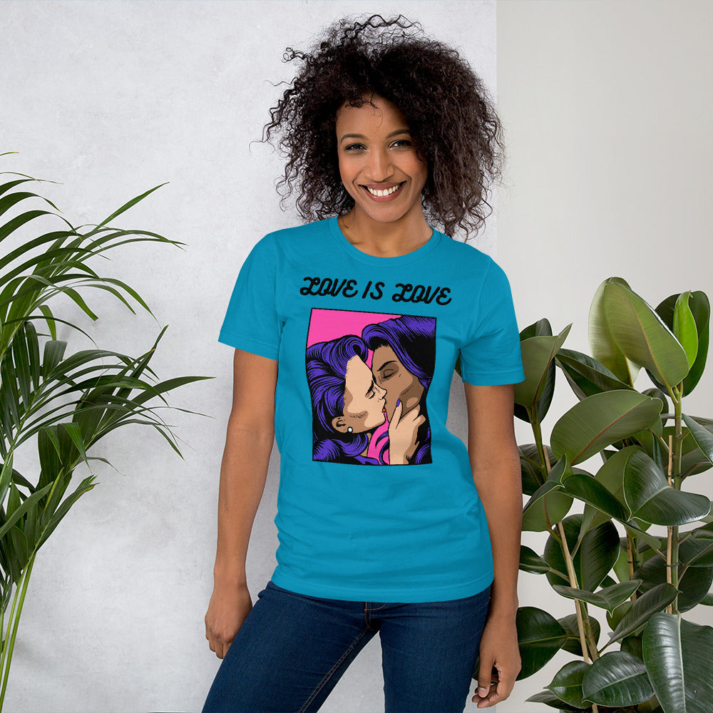 LOVE IS LOVE- Short-Sleeve Unisex T-Shirt