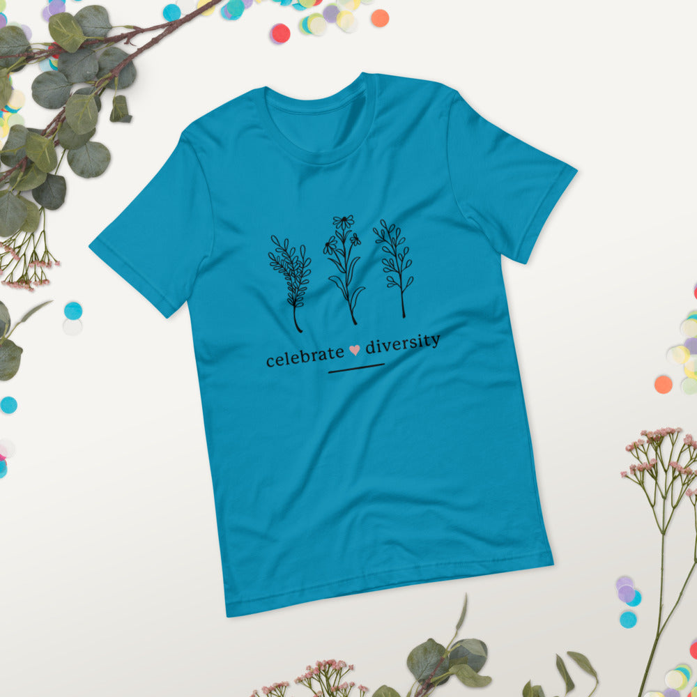CELEBRATE DIVERSITY- Short-Sleeve Unisex T-Shirt