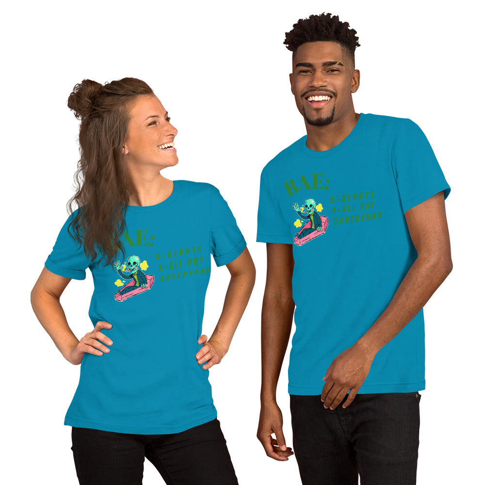 BAE- BLUNTS ALL DAY EVERYDAY- Short-Sleeve Unisex T-Shirt