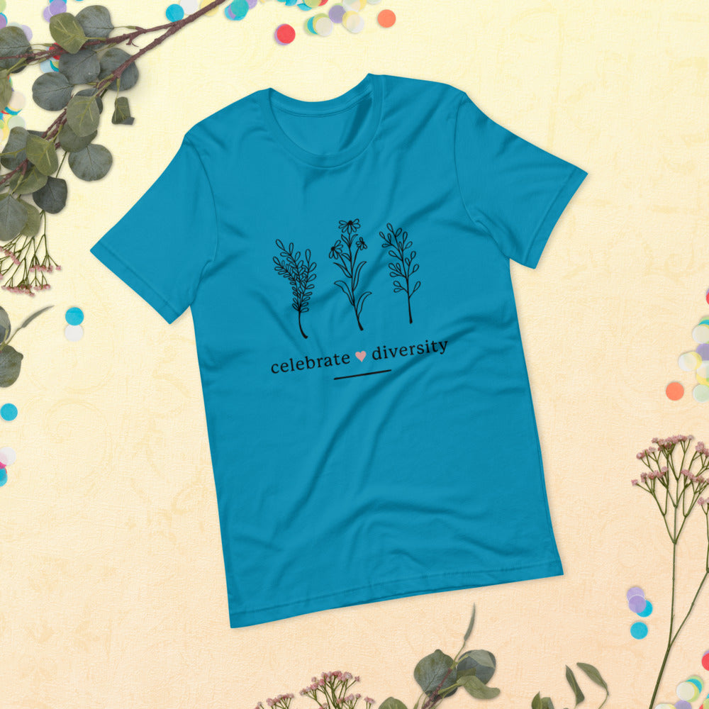 CELEBRATE DIVERSITY- Short-Sleeve Unisex T-Shirt