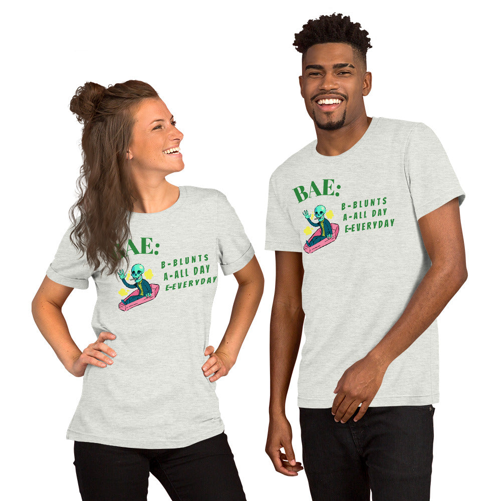 BAE- BLUNTS ALL DAY EVERYDAY- Short-Sleeve Unisex T-Shirt
