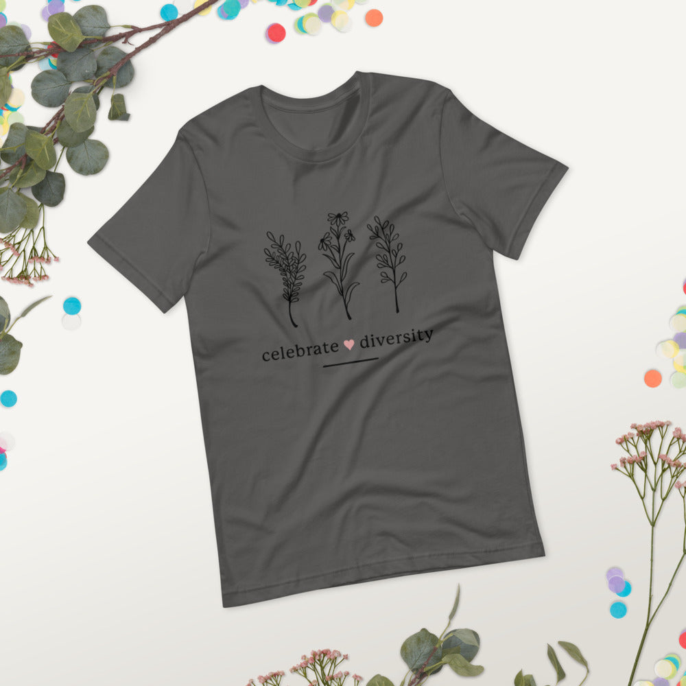 CELEBRATE DIVERSITY- Short-Sleeve Unisex T-Shirt