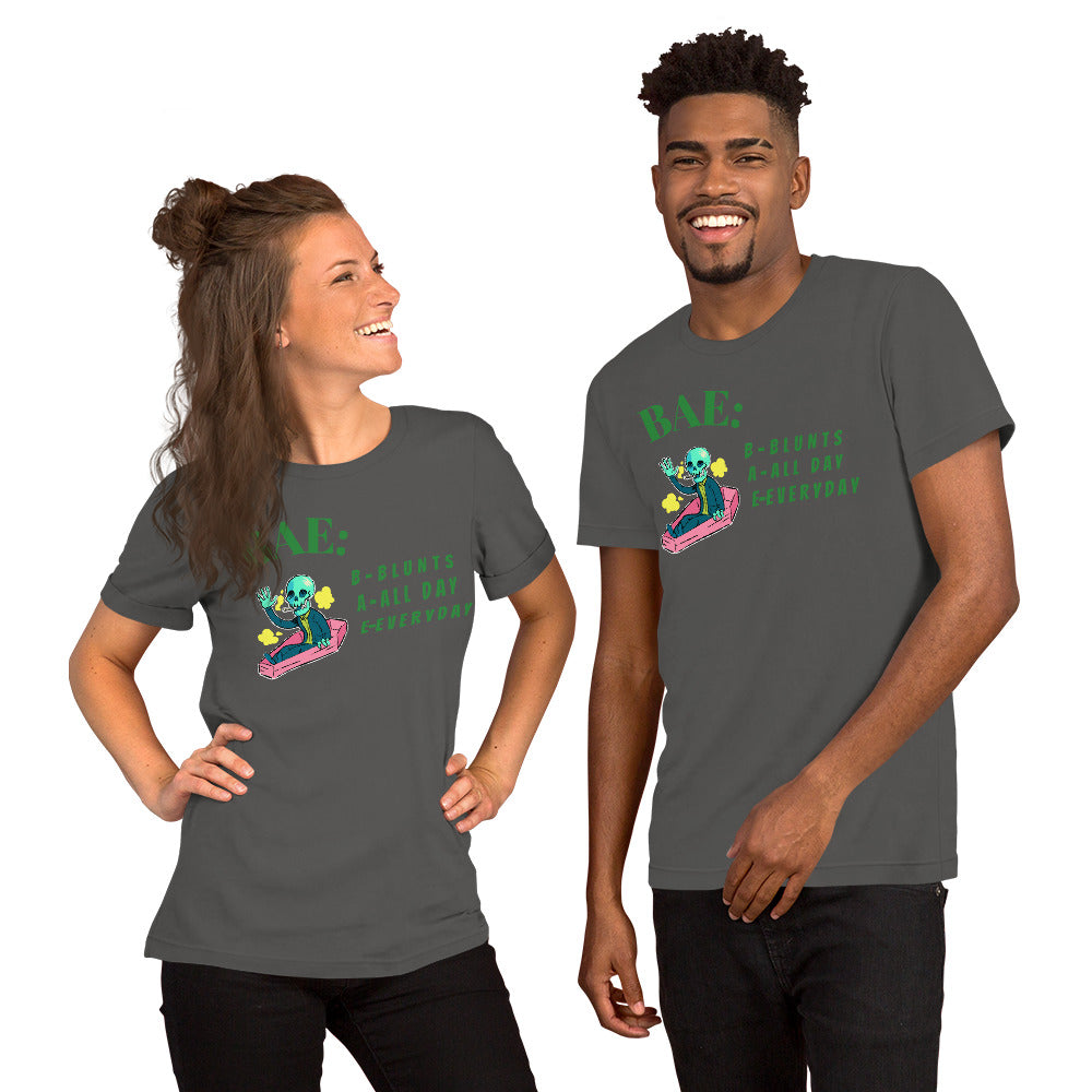 BAE- BLUNTS ALL DAY EVERYDAY- Short-Sleeve Unisex T-Shirt