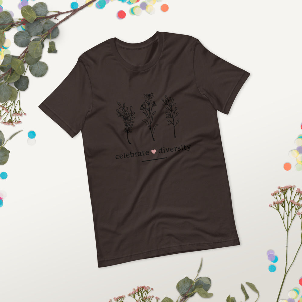 CELEBRATE DIVERSITY- Short-Sleeve Unisex T-Shirt