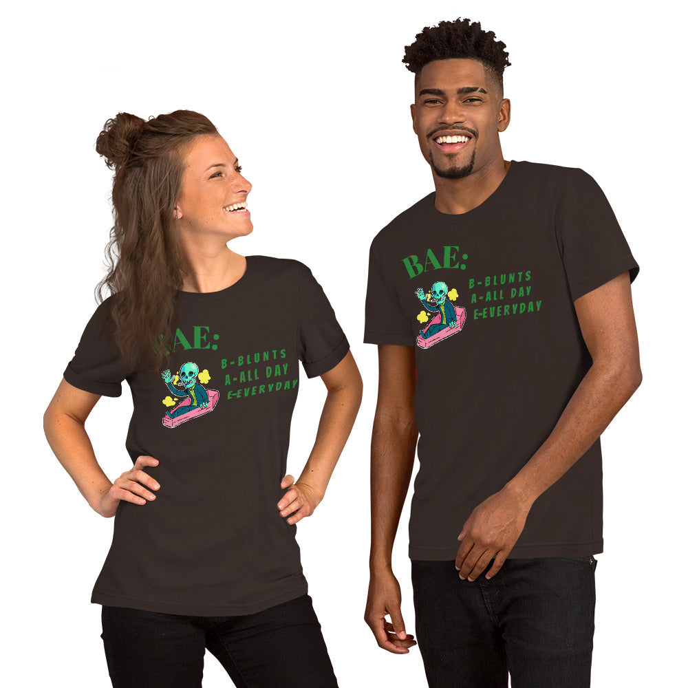 BAE- BLUNTS ALL DAY EVERYDAY- Short-Sleeve Unisex T-Shirt