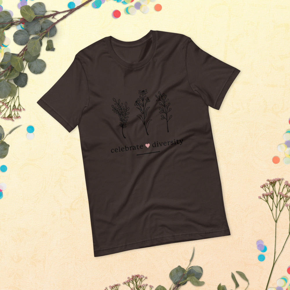 CELEBRATE DIVERSITY- Short-Sleeve Unisex T-Shirt