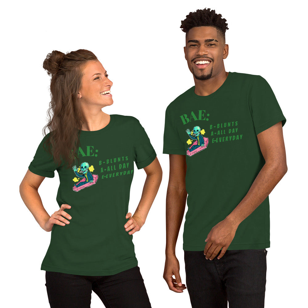 BAE- BLUNTS ALL DAY EVERYDAY- Short-Sleeve Unisex T-Shirt