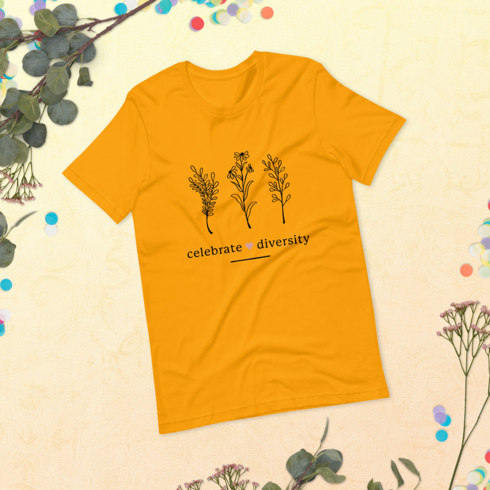 CELEBRATE DIVERSITY- Short-Sleeve Unisex T-Shirt