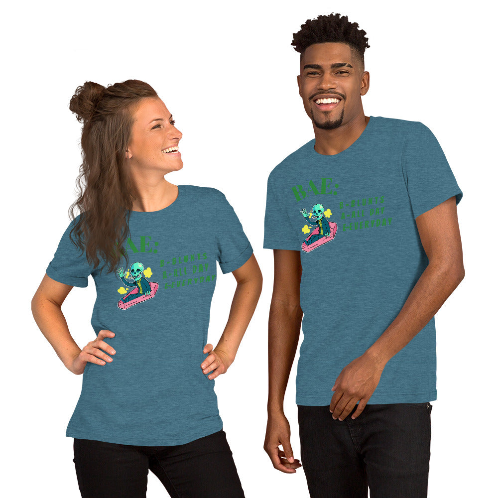 BAE- BLUNTS ALL DAY EVERYDAY- Short-Sleeve Unisex T-Shirt
