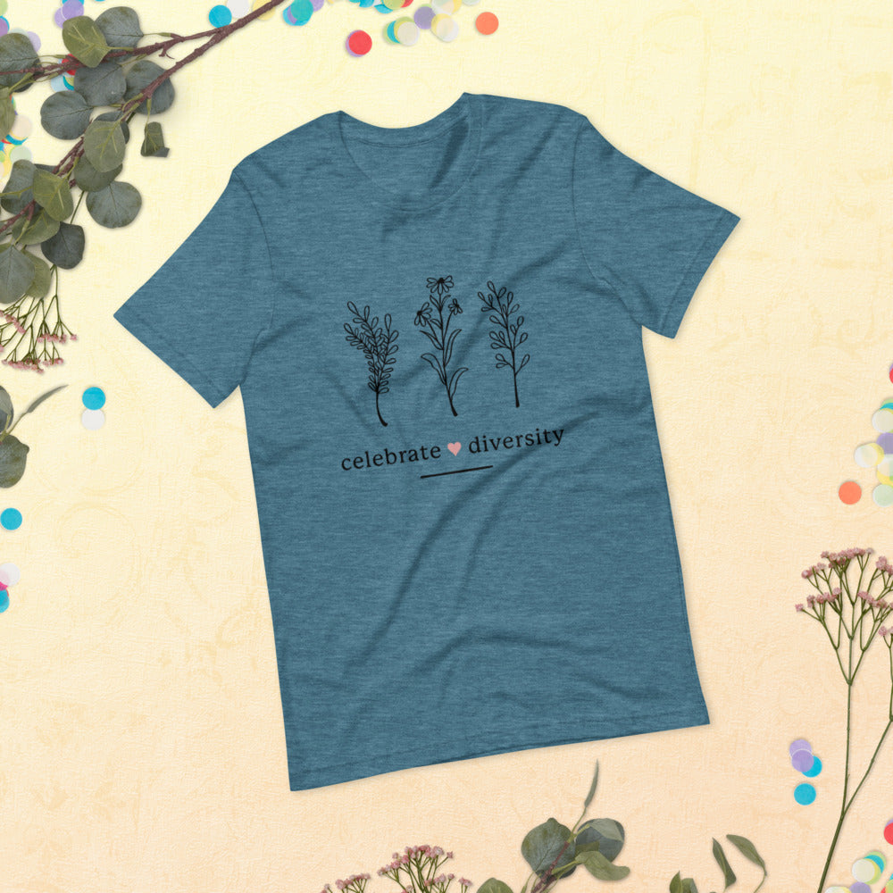 CELEBRATE DIVERSITY- Short-Sleeve Unisex T-Shirt