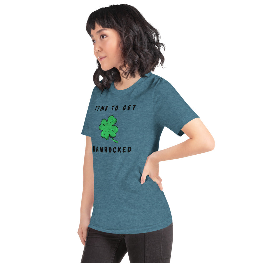 TIME TO GET SHAMROCKED- Short-Sleeve Unisex T-Shirt