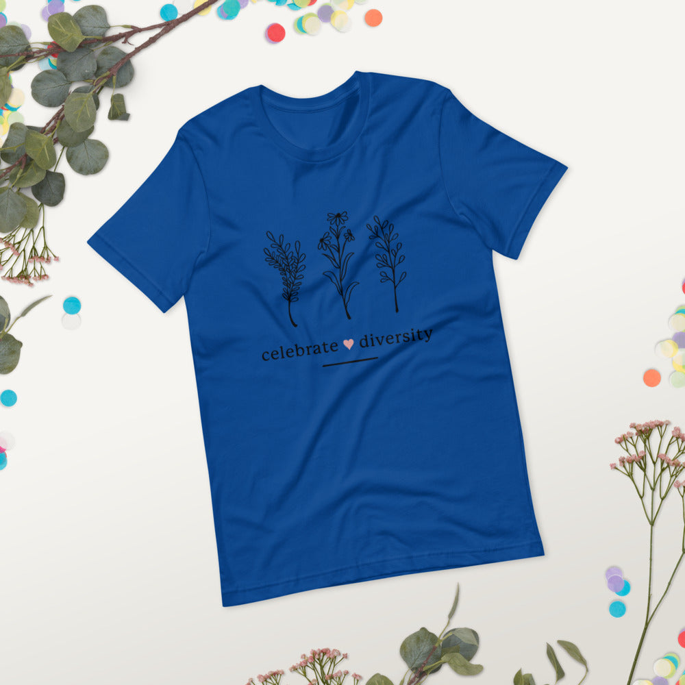 CELEBRATE DIVERSITY- Short-Sleeve Unisex T-Shirt