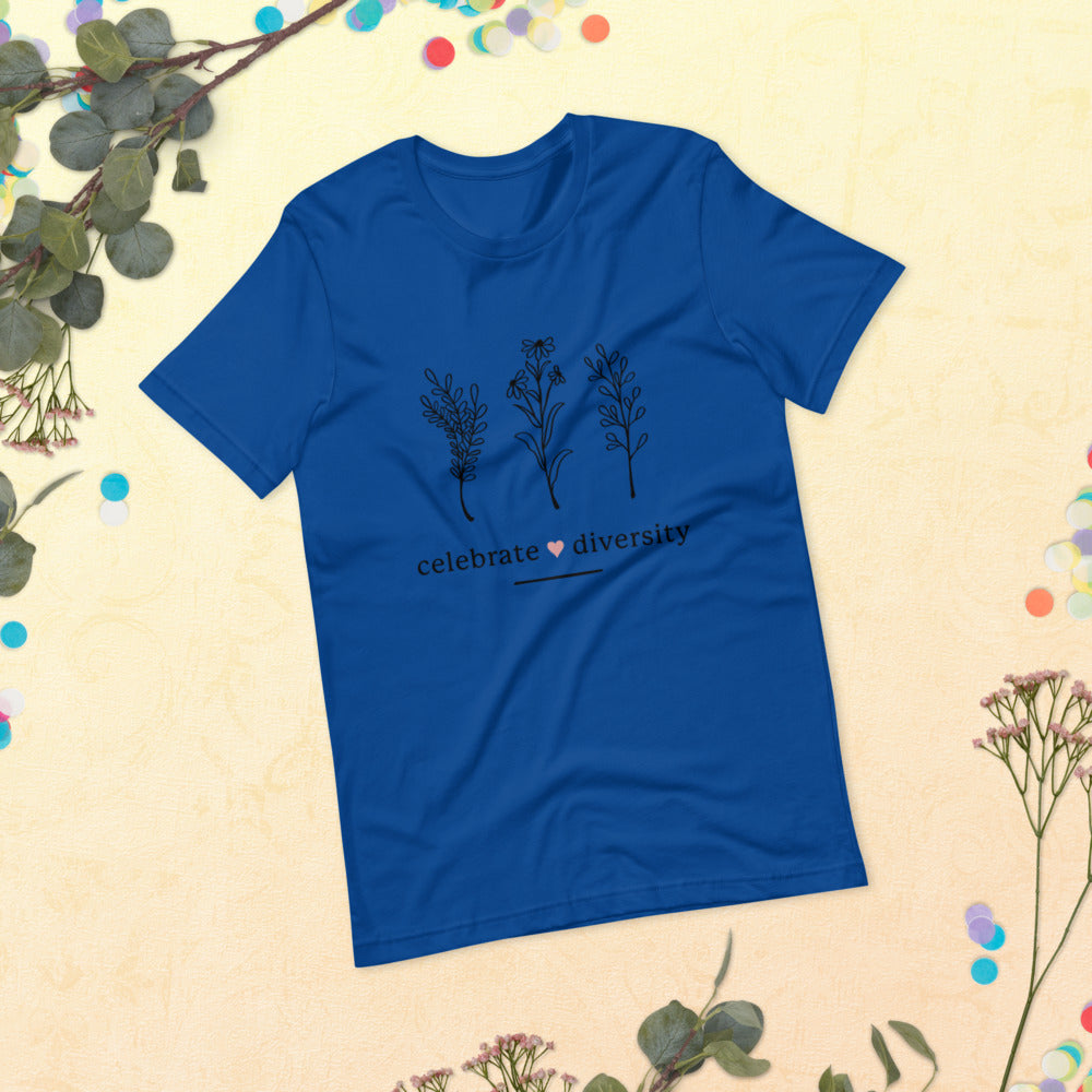 CELEBRATE DIVERSITY- Short-Sleeve Unisex T-Shirt