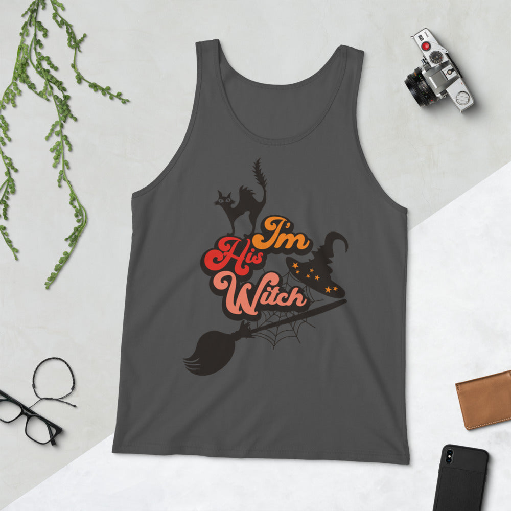 I'M HIS WITCH- Unisex Tank Top