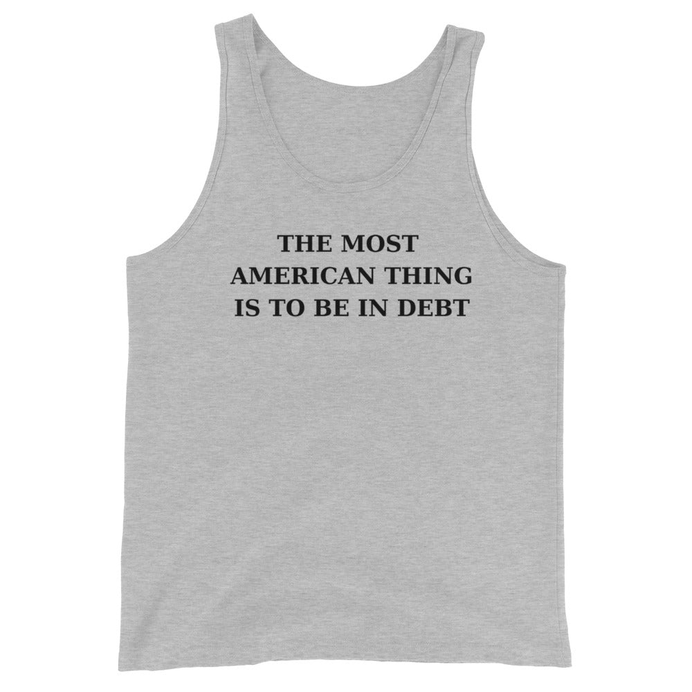 AMERICA IN DEBT- Unisex Tank Top