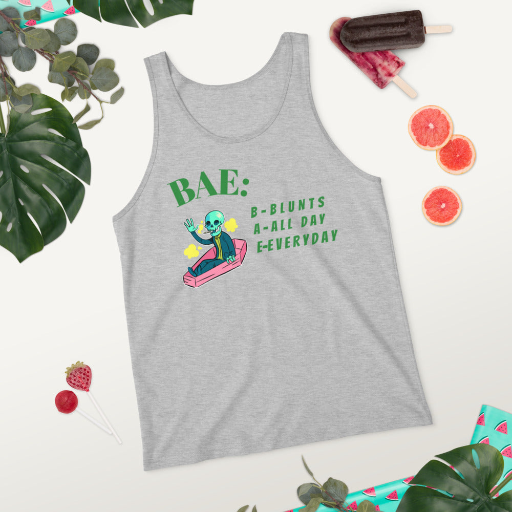 BAE- BLUNTS ALL DAY EVERYDAY- Unisex Tank Top