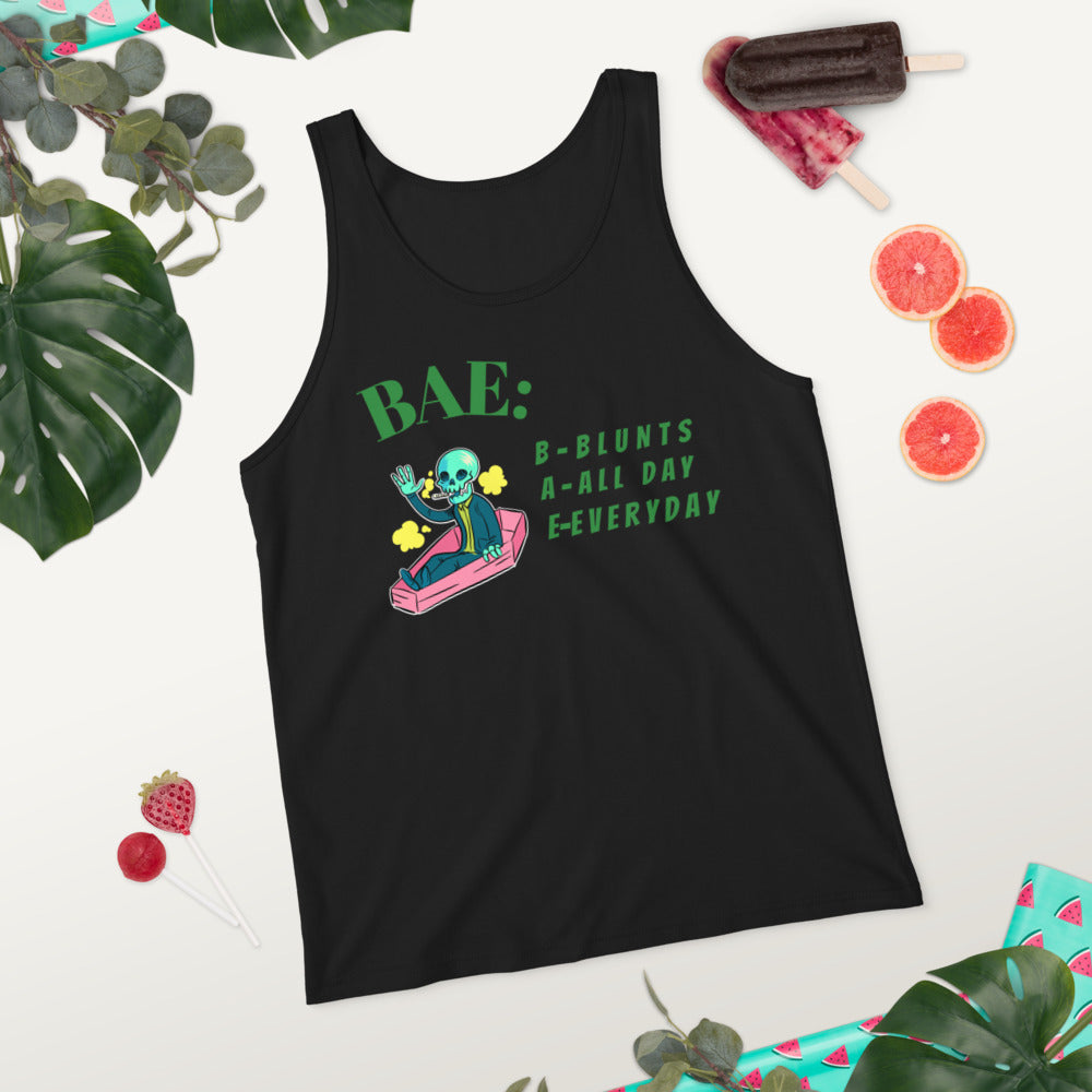 BAE- BLUNTS ALL DAY EVERYDAY- Unisex Tank Top