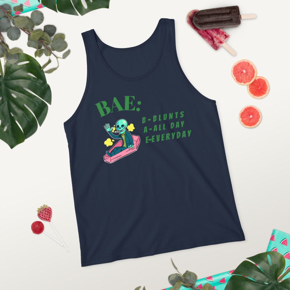 BAE- BLUNTS ALL DAY EVERYDAY- Unisex Tank Top