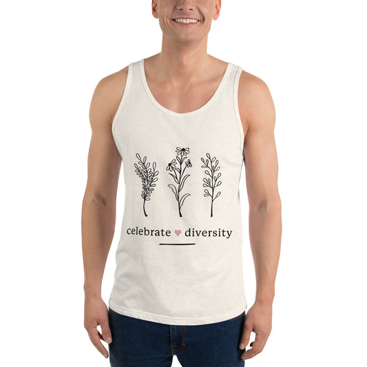 CELEBRATE DIVERSITY- Unisex Tank Top