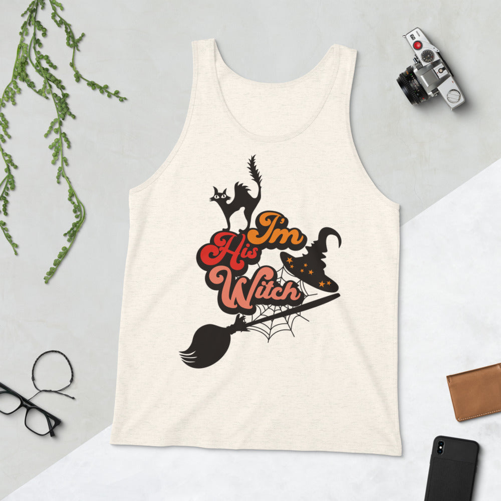 I'M HIS WITCH- Unisex Tank Top