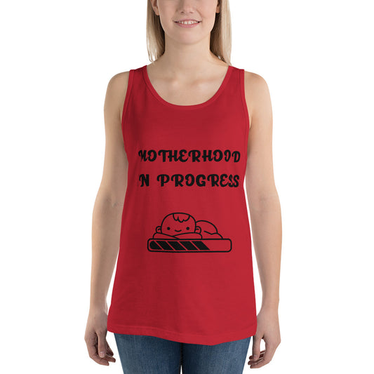 MOTHERHOOD IN PROGRESS- Unisex Tank Top