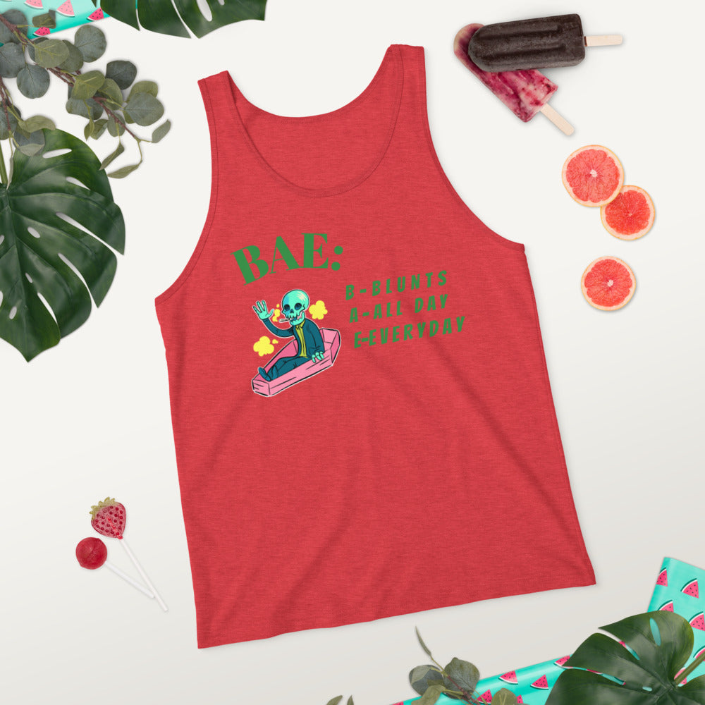 BAE- BLUNTS ALL DAY EVERYDAY- Unisex Tank Top