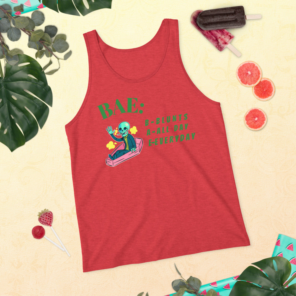 BAE- BLUNTS ALL DAY EVERYDAY- Unisex Tank Top