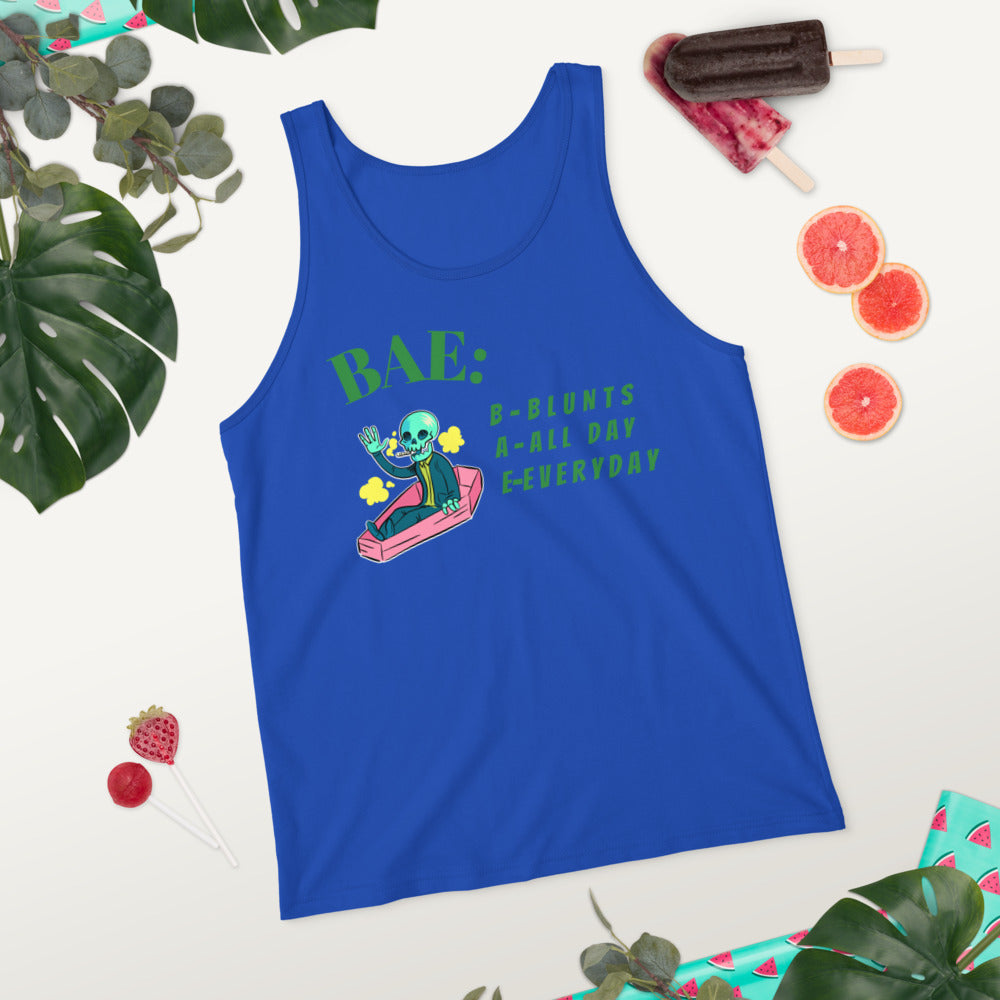 BAE- BLUNTS ALL DAY EVERYDAY- Unisex Tank Top