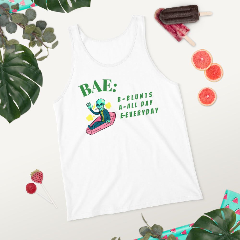 BAE- BLUNTS ALL DAY EVERYDAY- Unisex Tank Top