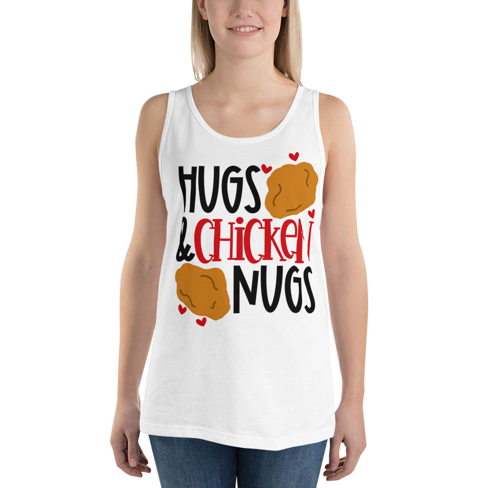 HUGS AND CHICKEN NUGS- Unisex Tank Top