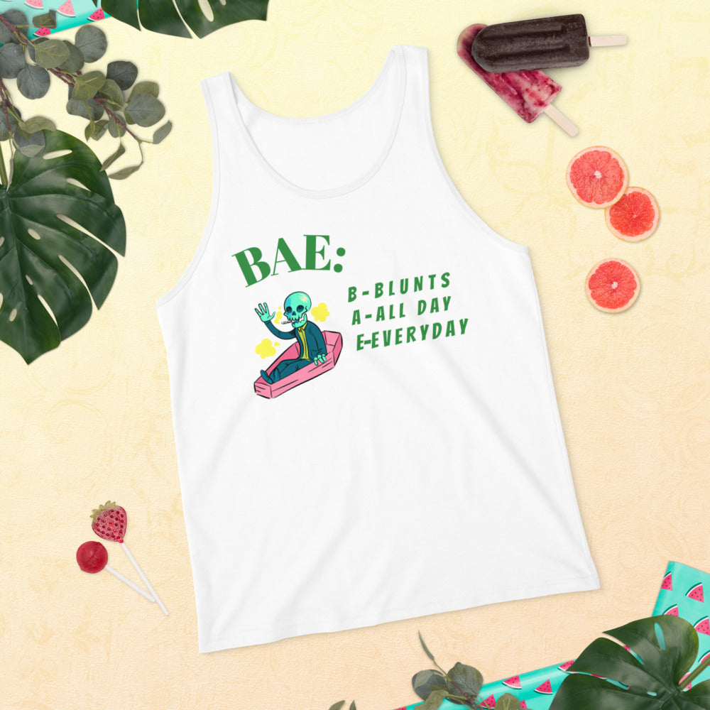 BAE- BLUNTS ALL DAY EVERYDAY- Unisex Tank Top