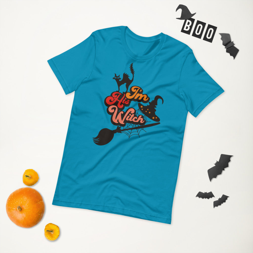 I'M HIS WITCH- Short-Sleeve Unisex T-Shirt