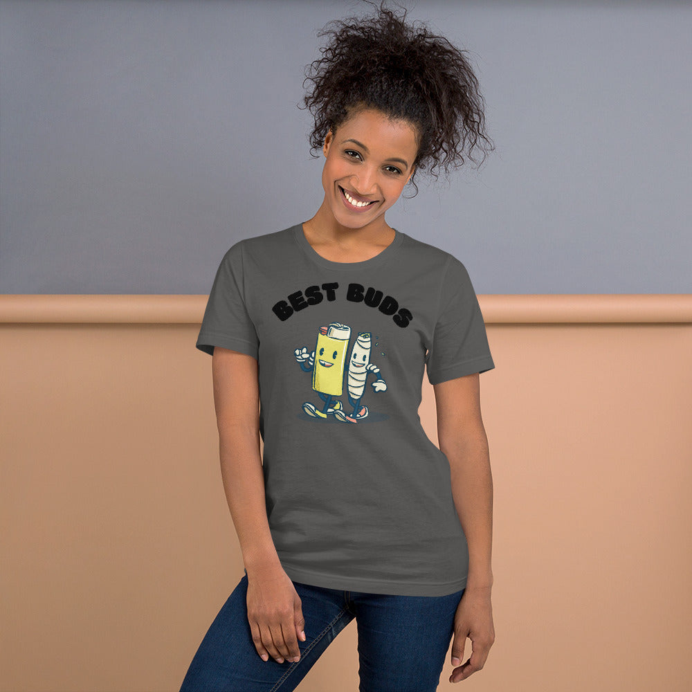 BEST BUDS- Short-Sleeve Unisex T-Shirt