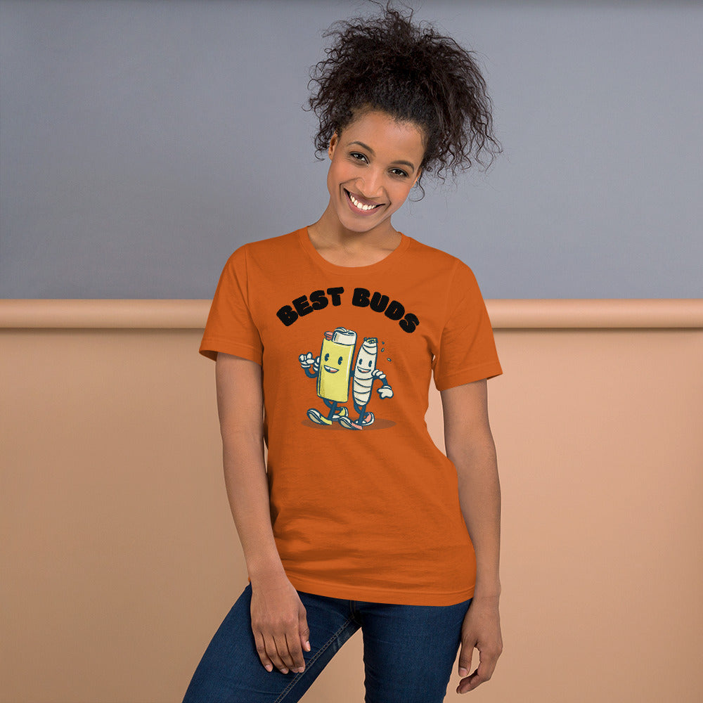 BEST BUDS- Short-Sleeve Unisex T-Shirt