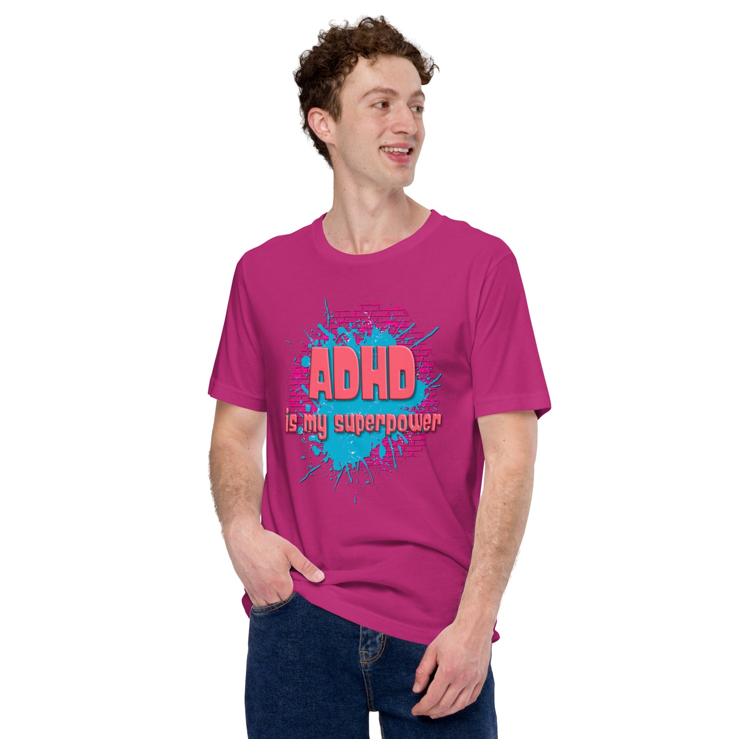 ADHD IS MY SUPERPOWER- Unisex t-shirt