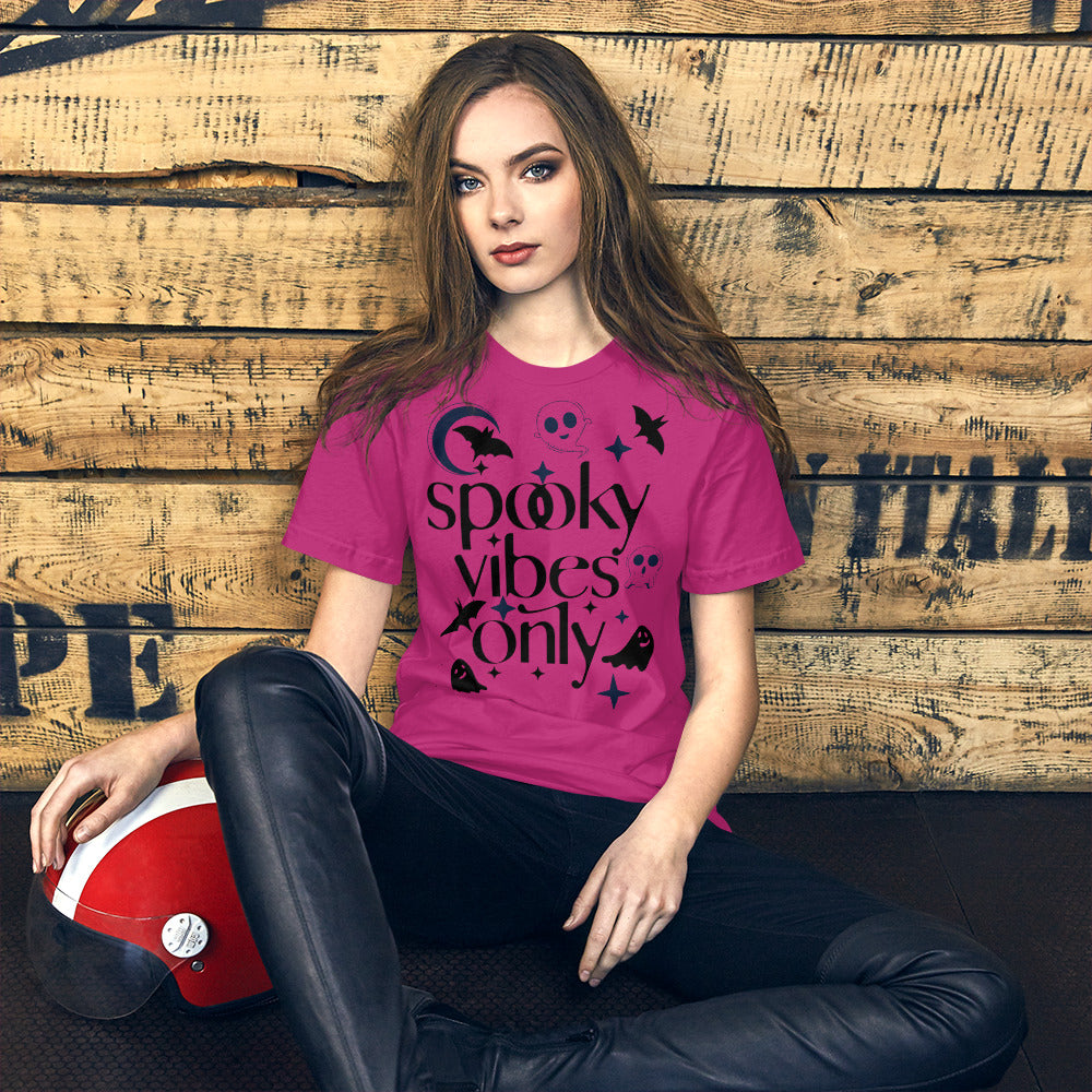 SPOOKY VIBES ONLY- Unisex t-shirt