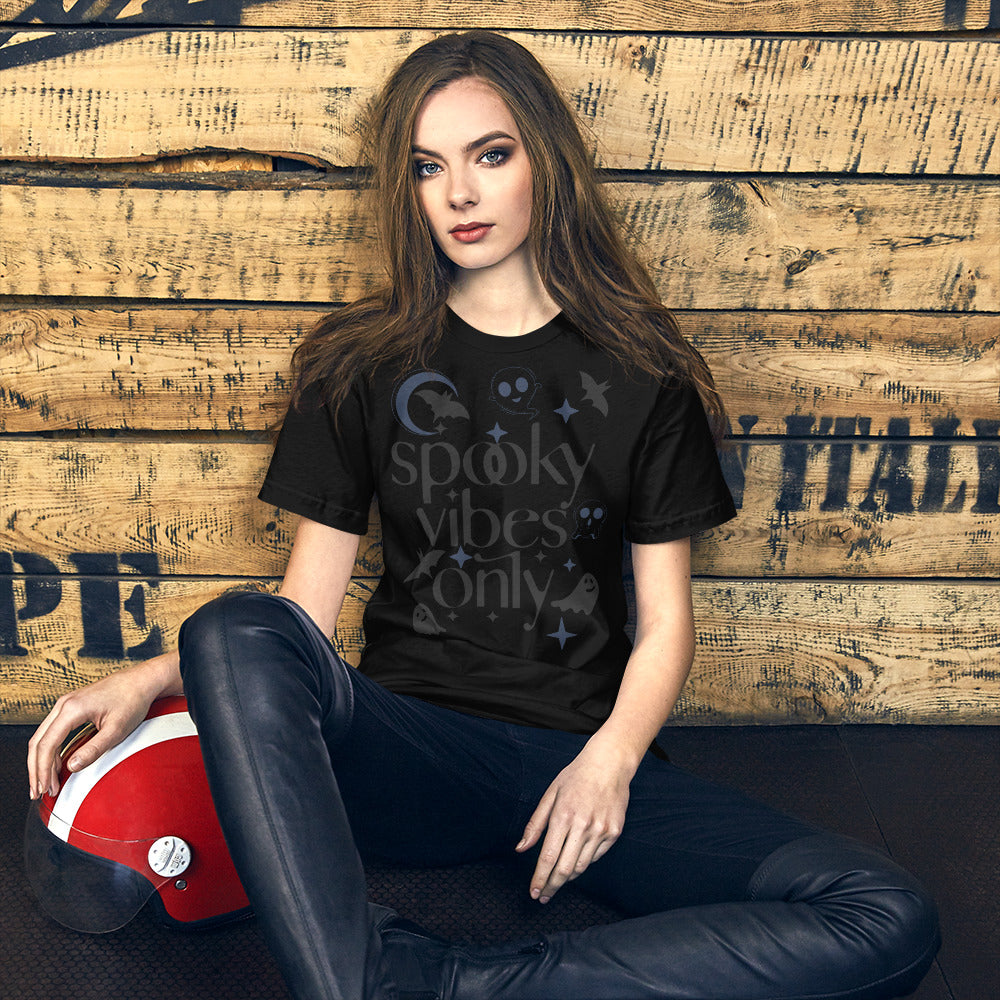SPOOKY VIBES ONLY- Unisex t-shirt