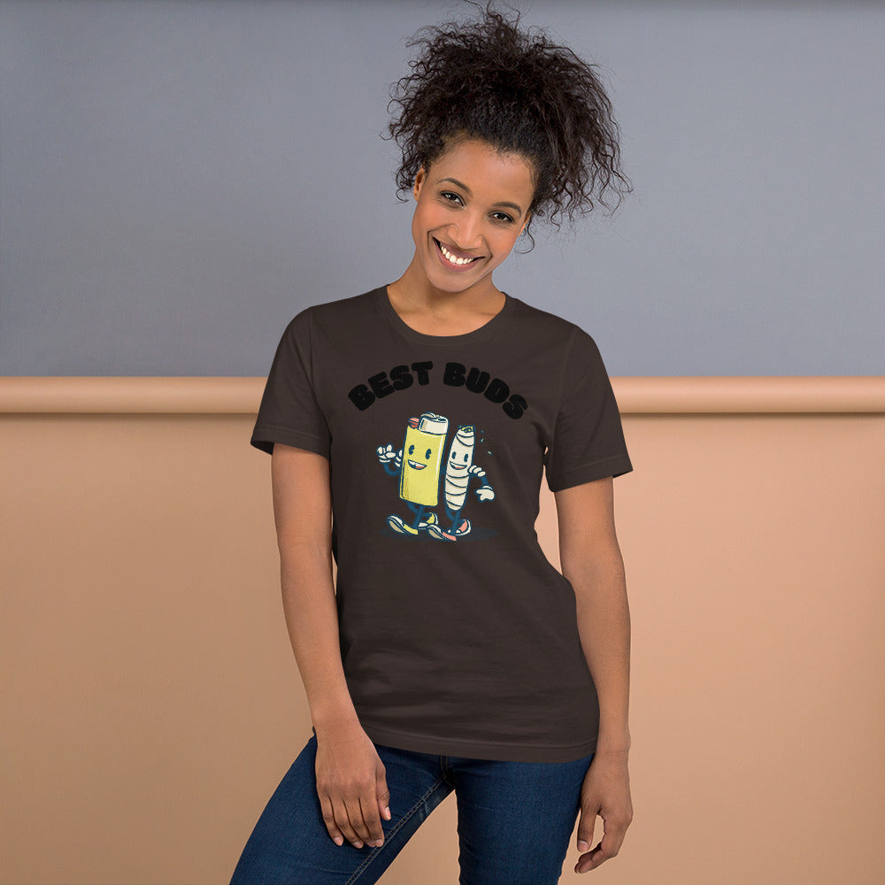 BEST BUDS- Short-Sleeve Unisex T-Shirt