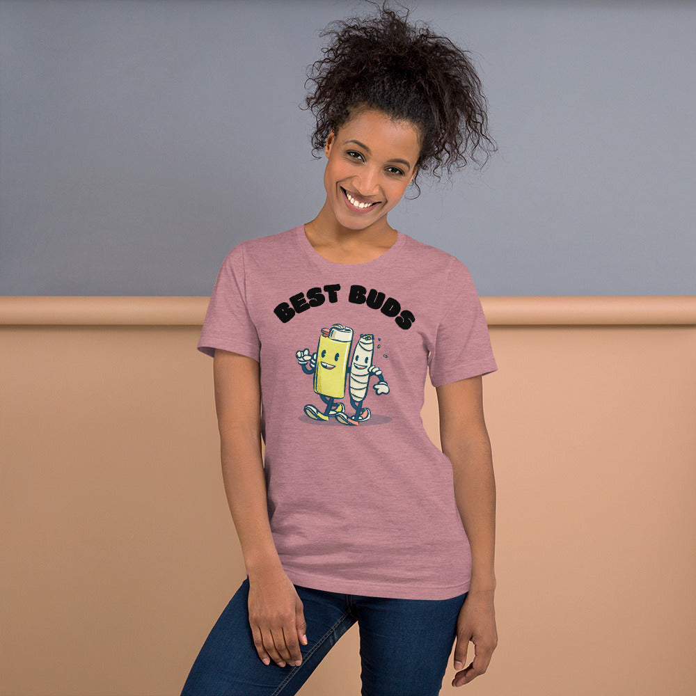 BEST BUDS- Short-Sleeve Unisex T-Shirt