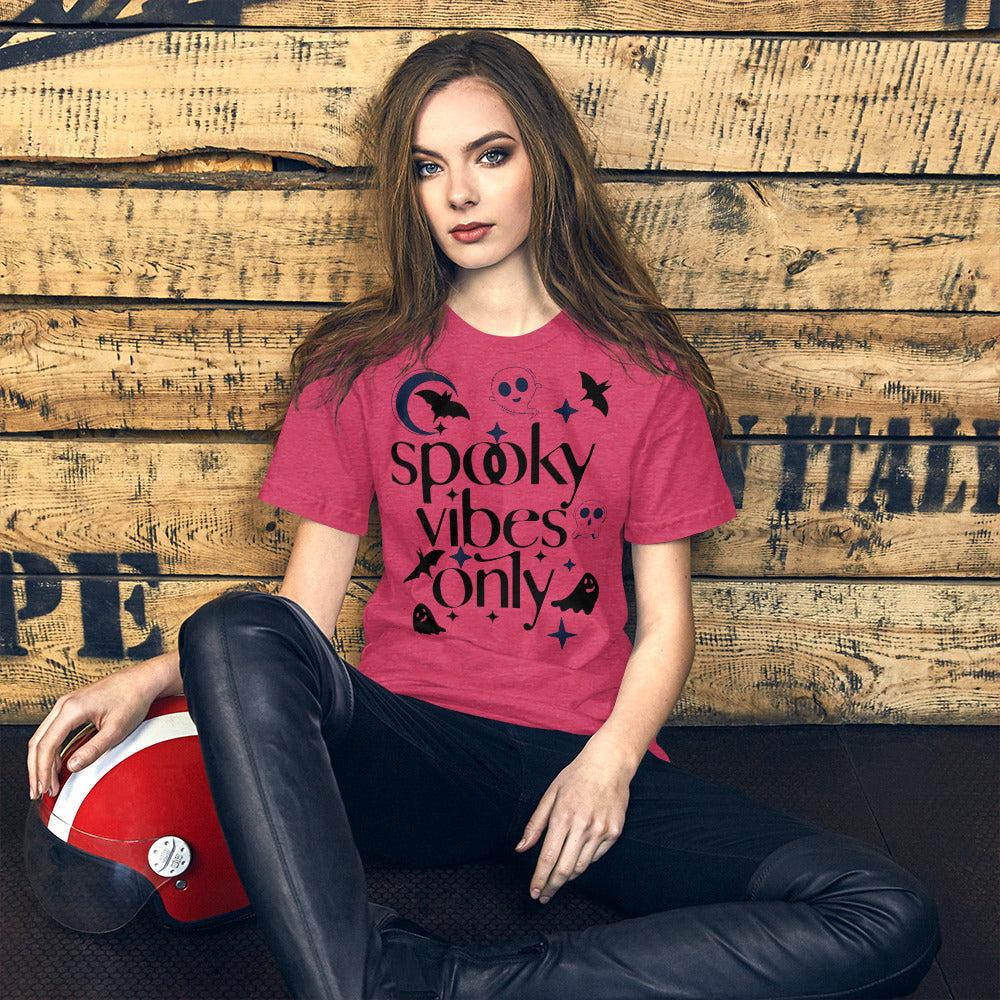 SPOOKY VIBES ONLY- Unisex t-shirt