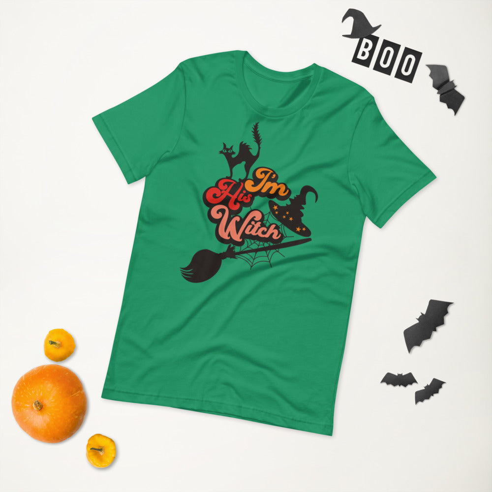 I'M HIS WITCH- Short-Sleeve Unisex T-Shirt