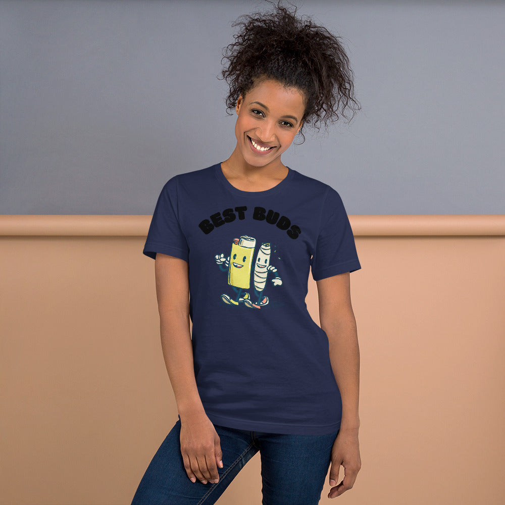 BEST BUDS- Short-Sleeve Unisex T-Shirt